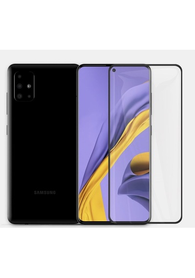 Samsung Uyumlu Galaxy A71 5D Tam Kaplayan Ekran Koruyucu Kırılmaz Cam (405302177)