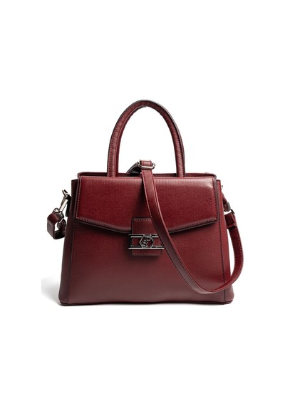 Silver Polo Sp1264 Kadın El Çantası Düz Bordo-bordo