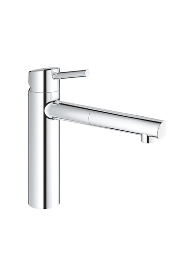 Grohe Eviye Bataryası Spiralli Tek Akış Concetto Krom - 31129001