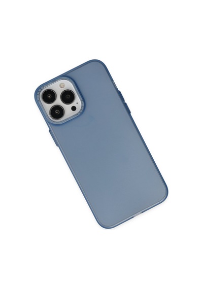 Apple iPhone Uyumlu - 14 Pro Kılıf Modos Metal Kapak - Lacivert