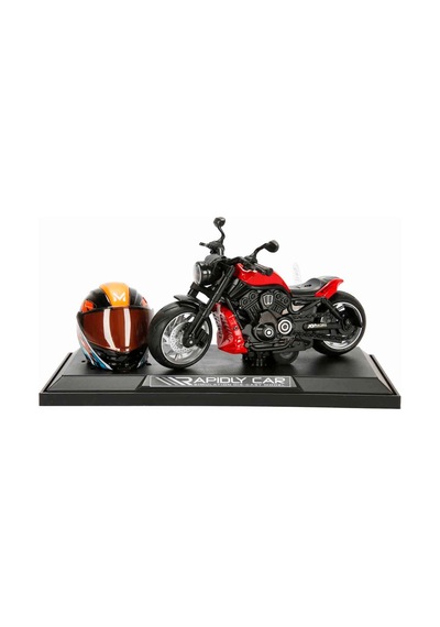 1:12 Sesli Ve Işıklı Harley Wolverine Die Cast Çek Bırak Motosiklet Ve Tamir Atölyesi Seti Çok Renkli