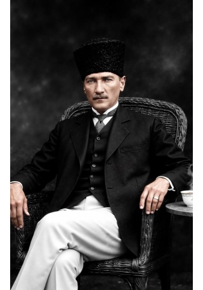 Ulu Önder Atatürk Kanvas Tablo Ev Duvar Salon Ofis Dükkan Hediyelik Dekarasyon Süsü