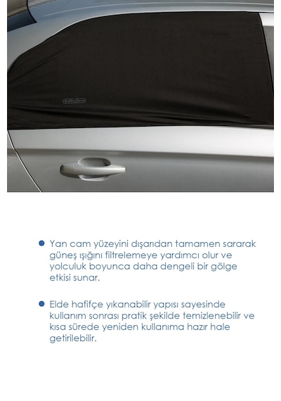 Babyjem Oto Cam Perdesi Büyük (47X107 cm)