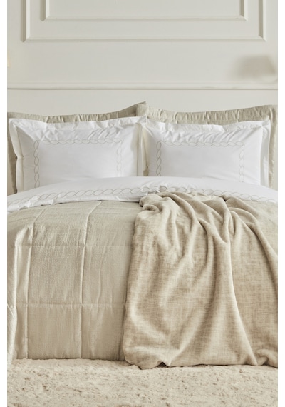 Karaca Home Bride Coll Daphne 10 Parça Çeyiz Seti Ekru 200.22.04.0264