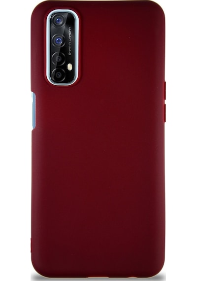 Realme 7 Kilif Soft Premier Renkli Silikon Kapak 490227951