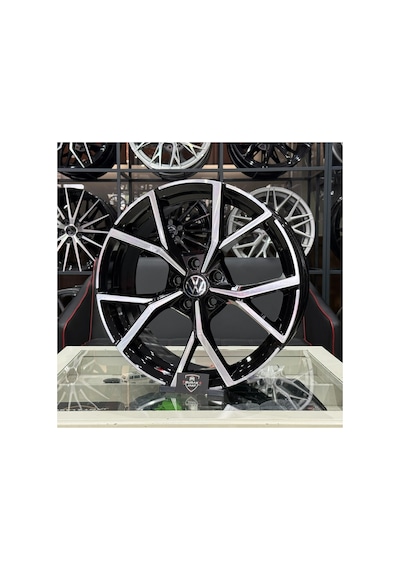 19 İnç 5x112 Vw Golf Black Diamond R Line Jant Modeli 4adet