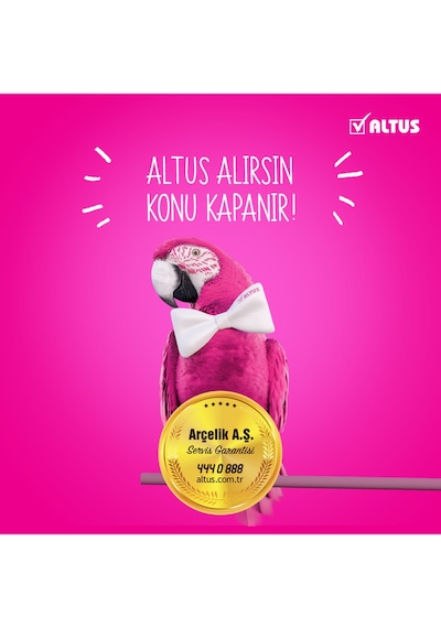 Altus ALK472 514 LT No-Frost Alttan Donduruculu Buzdolabı