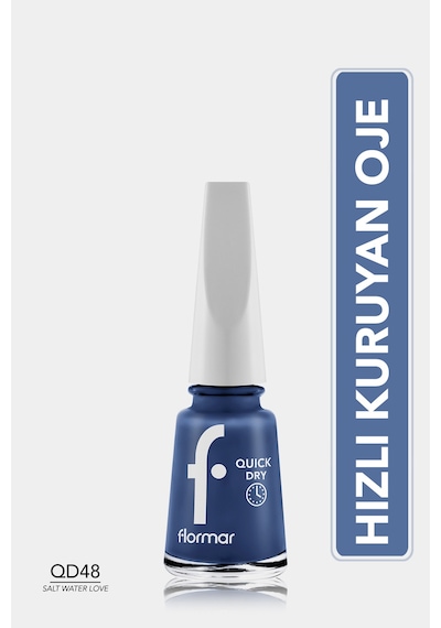 Flormar Quick Dry Nail Enamel Oje QD48 Salt Water Love