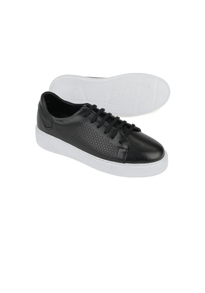 Ziya Erkek Hakiki Deri Sneaker 161423z515 Siyah 161423z515 000 40
