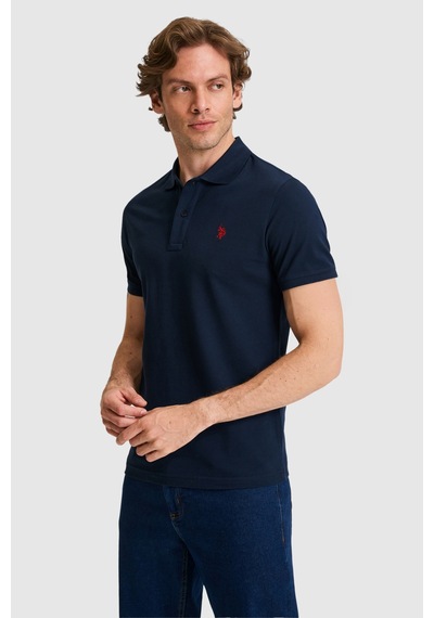 U.s. Polo Assn. Erkek Lacivert Tişört Basic 50322347-vr033
