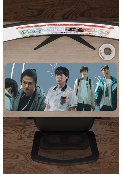 Weak Hero Class - K Drama V5 70x30 Xl Gaming Kauçuk Kaymaz Taban Mouse Pad Fare Altlığı