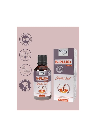 Kediler İçin Tüy Dökülmesi Azaltıcı Plus B Damla 50ml Kedi İçin Tüy Dökülmesi Damla