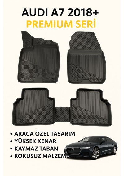 Audi A7 2018 3d Oto Paspas Premium