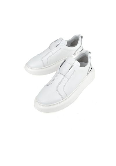 Ziya, Erkek Hakiki Deri Sneaker 151987z026 Beyaz 151987z026 500 Beyaz