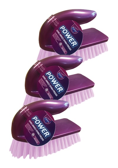 Power Genel Amaçlı Ovma Fırçası Üçlü Paket