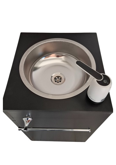 Seyyar Lavabo L10 Siyah Siyah