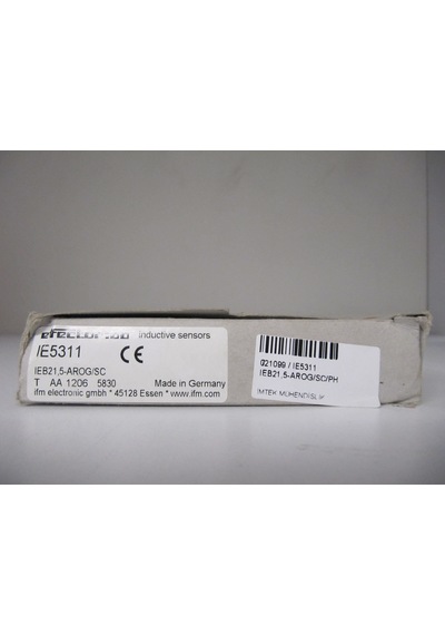 Ifm Ie5311 Ieb21.5-arog/sc/ph Compressed Air Meter