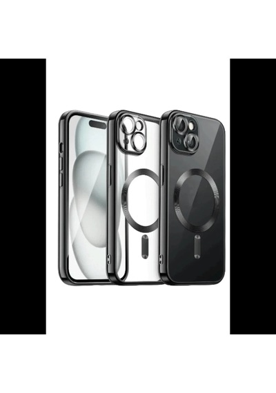 Apple İphone 15 Uyumlu Kılıf Kross Magneticsafe Kapak - Siyah