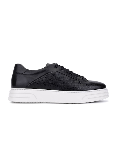 Tamer Tanca Erkek Hakiki Deri Siyah/beyaz Sneakers & Spor Ayakkabı 537 3817 Erk Ayk Sk25-26 Sıyah/beyaz Tbn Siyah7