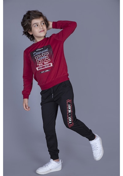 Toontoy Kids Toontoy Erkek Çocuk Realistic Baskılı Takım Bordo
