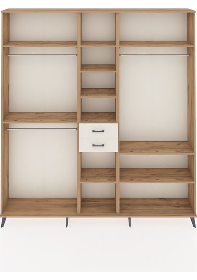 Arges Dolap 10 Raflı 2 Çekmeceli 3 Askılı 220x30x243 Çam-çam/aytaşı Atlas Çam/aytası Arges Dolap 10 Raflı 2 Çekmeceli 3 Askılı 220x30x243 Çam-çam/aytaşı Atlas Çam/aytası