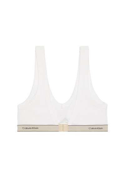 Calvin Klein Lıghtly Lıned Traıngle Bralette Beyaz Kadın Bralet