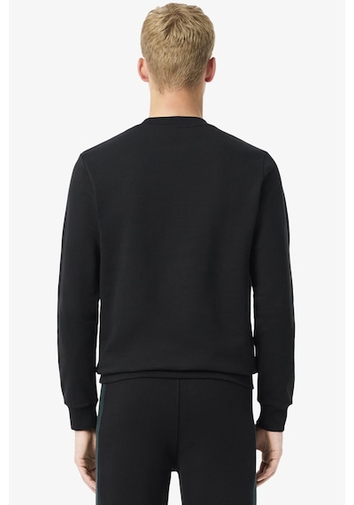 Lacoste Men's Classic Fit Colour-block Fleece Hoodie Organik Pamuk Renk Bloklu Bisiklet Yaka Sweatshirt Siyah Lacoste Men's Classic Fit Colour-block Fleece Hoodie Organik Pamuk Renk Bloklu Bisiklet Yaka Sweatshirt Siyah