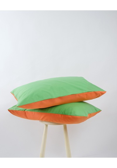 Cozy Home Popping Colors Yastık Kılıfı Venus Turuncu-yeşil 50x70 Turuncu