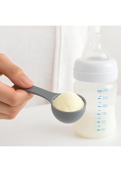6'li Gri Ölçü Kaşığı Seti 2 X 3'lü Takım 30 Ml Plastik Gıda Ölçüm Kaşığı Kahve, Mama, Baharat Diğer