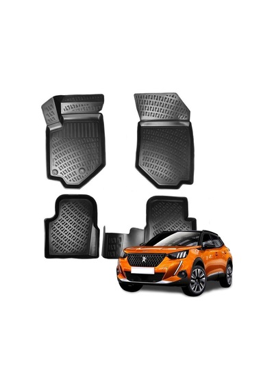 Peugeot 2008 3D Havuzlu Paspas 2020 Sonrası