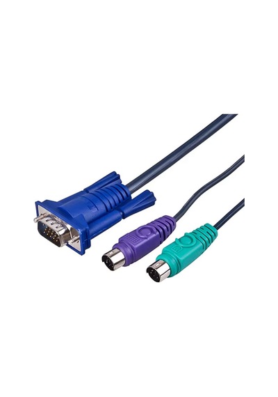 5 metre ps2 kvm switch kablosu vga dişi erkek kvm switch kablosu