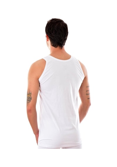 Tutku 0101 Pamuklu Klasik Erkek Atlet 6'lı Paket -Beyaz