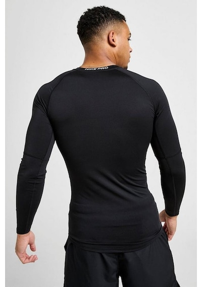 Nike Pro Dri Fit Tight Top Mens Ls Uzun Kollu Erkek Antreman Sweatshirt Siyah