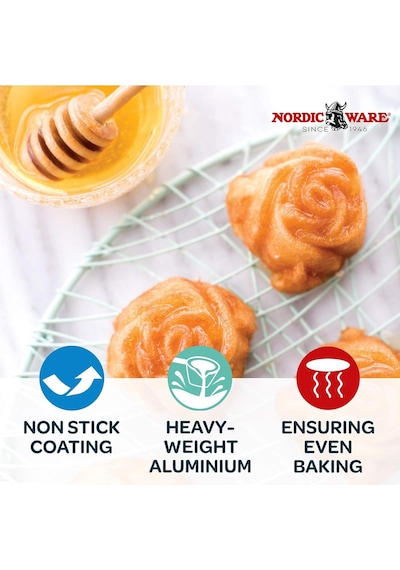 Nordic Ware Platinum Rosebud Baking Pan Diğer