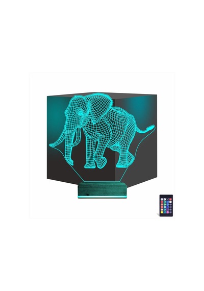Luvivia Fil 3d Lamba - Masa Gece Lambası Şeffaf