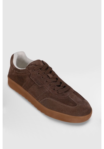 Lufian Pele Erkek Deri Sneaker Ayakkabı Açık Kahve Açık Kahve 112230232100420 Kahverengi