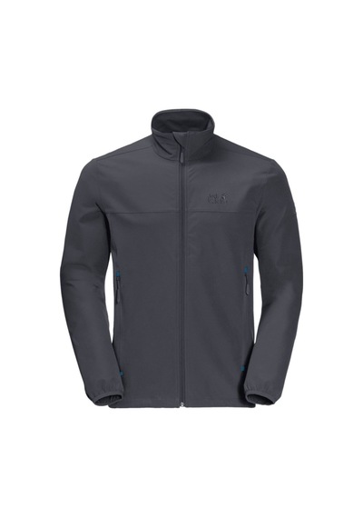Jack Wolfskin Erkek Koyu Gri Softshell & Polar Koyu Gri Koyu Gri