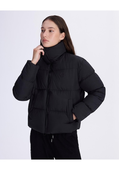 Kappa Authentic Arya Kadın Siyah Regular Şişme Mont