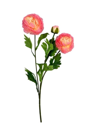 Yapay Çiçek Şakayık Çiçeği Pembe Açık Renk 2 Çiçek 1 Tomurcuk 50cm Pembe