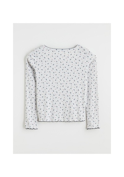 Lcw Young Gri U Yaka Çiçekli Kadın Pijama Takım
