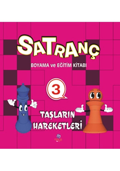 Satranç Boyama Kitabı 3- Maya Kitap