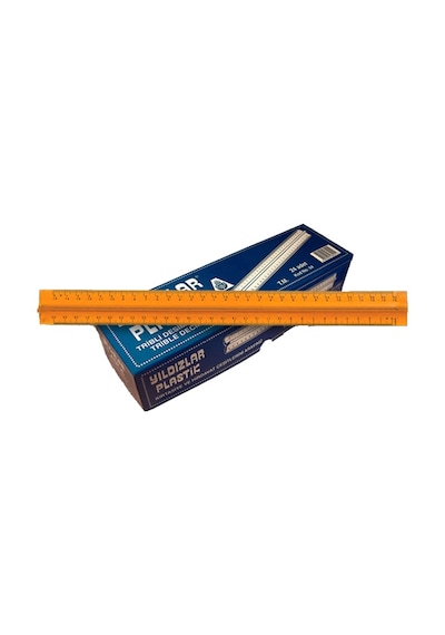 Yıldızlar 064 Standart Cetvel Plastik Tribli Desimetre 30 CM