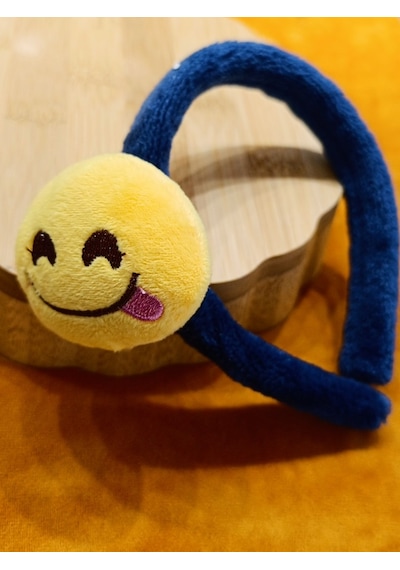 Monalisa Home Lüks Emojili Gösterişli Figürlü Taç Gri