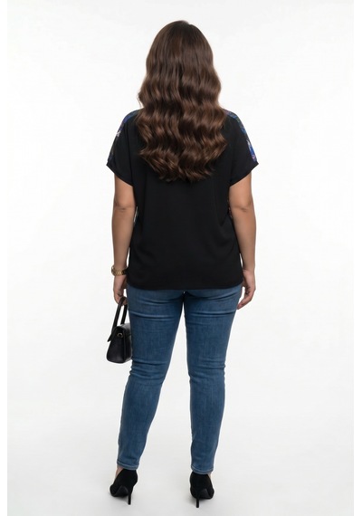 Daido Daıdo Kadın T-shirt 20y331900236 Siyah