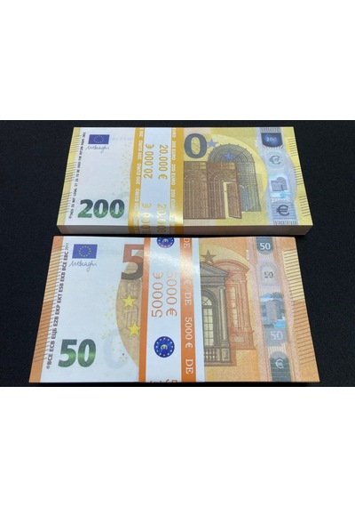 200 Adet Geçersiz 50 ve 200 Euro Düğün Para Dizi Film Tiktok Ve