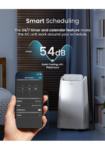 Pro Breeze 4'ü 1 Arada 12.000 BTU Akıllı Klima