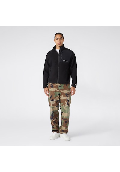 Champion Full Zip Top Erkek Siyah Sweatshirt 223003 2800282