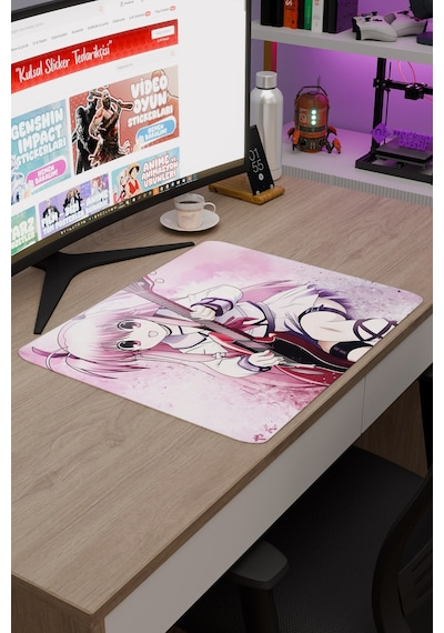 Angel Beat S Anime V4 - 48x40 Xl Gaming Kauçuk Kaymaz Taban Mouse Pad Fare Altlığı
