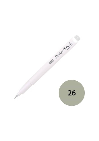 Marvy Artist Brush Fırça Uçlu Kalem 1100-26 Silver Grey