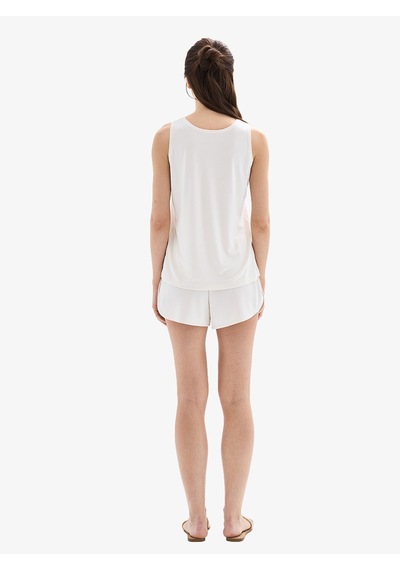 Kadın T-shirt 60621 - Krem Krem